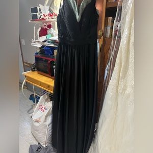 Black Bridesmaid Dress